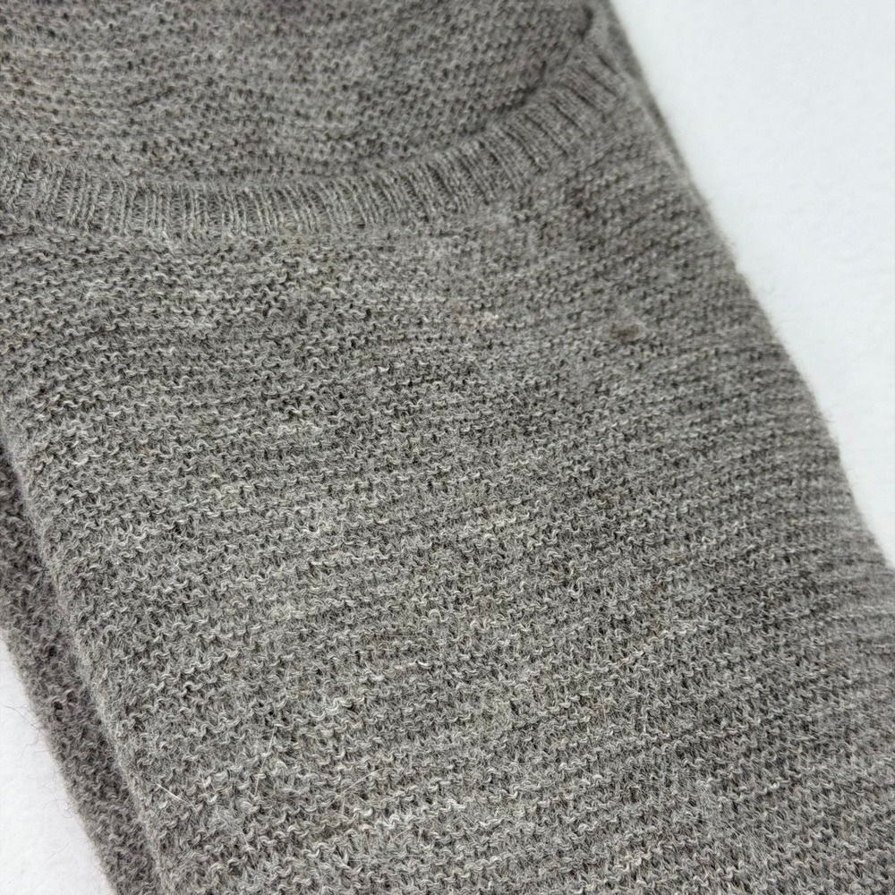 Eileen Fisher 100% Alpaca Sweater Tunic Top XS Gray Minimal Sleeveless Knit Tank - Picture 5 of 8